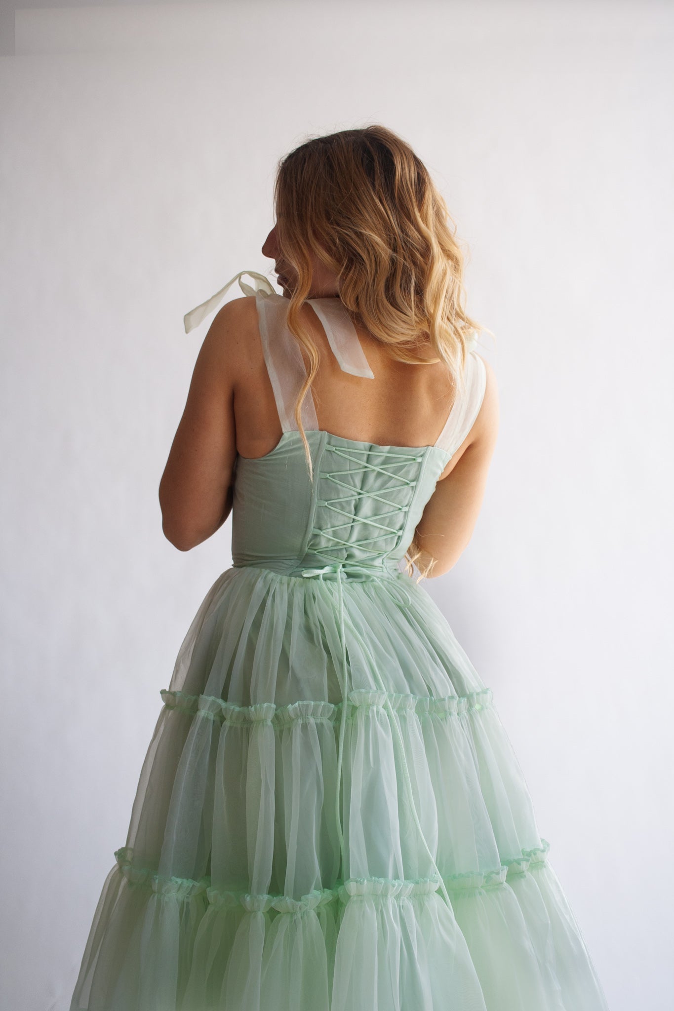 Sienna dress - in sage green