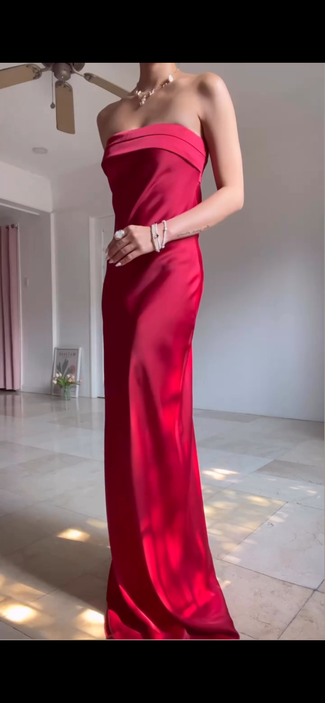 Allura dress in red