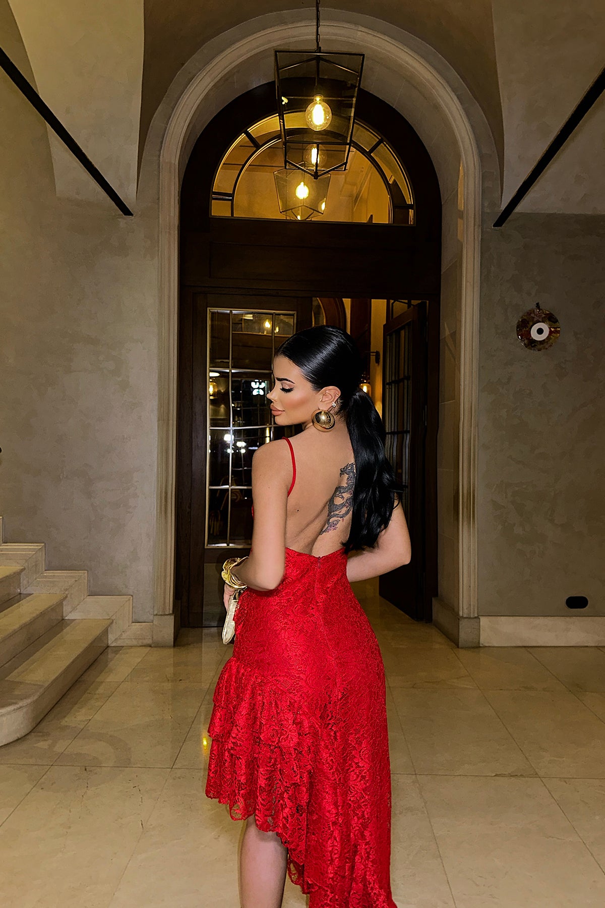 Juliana red dress