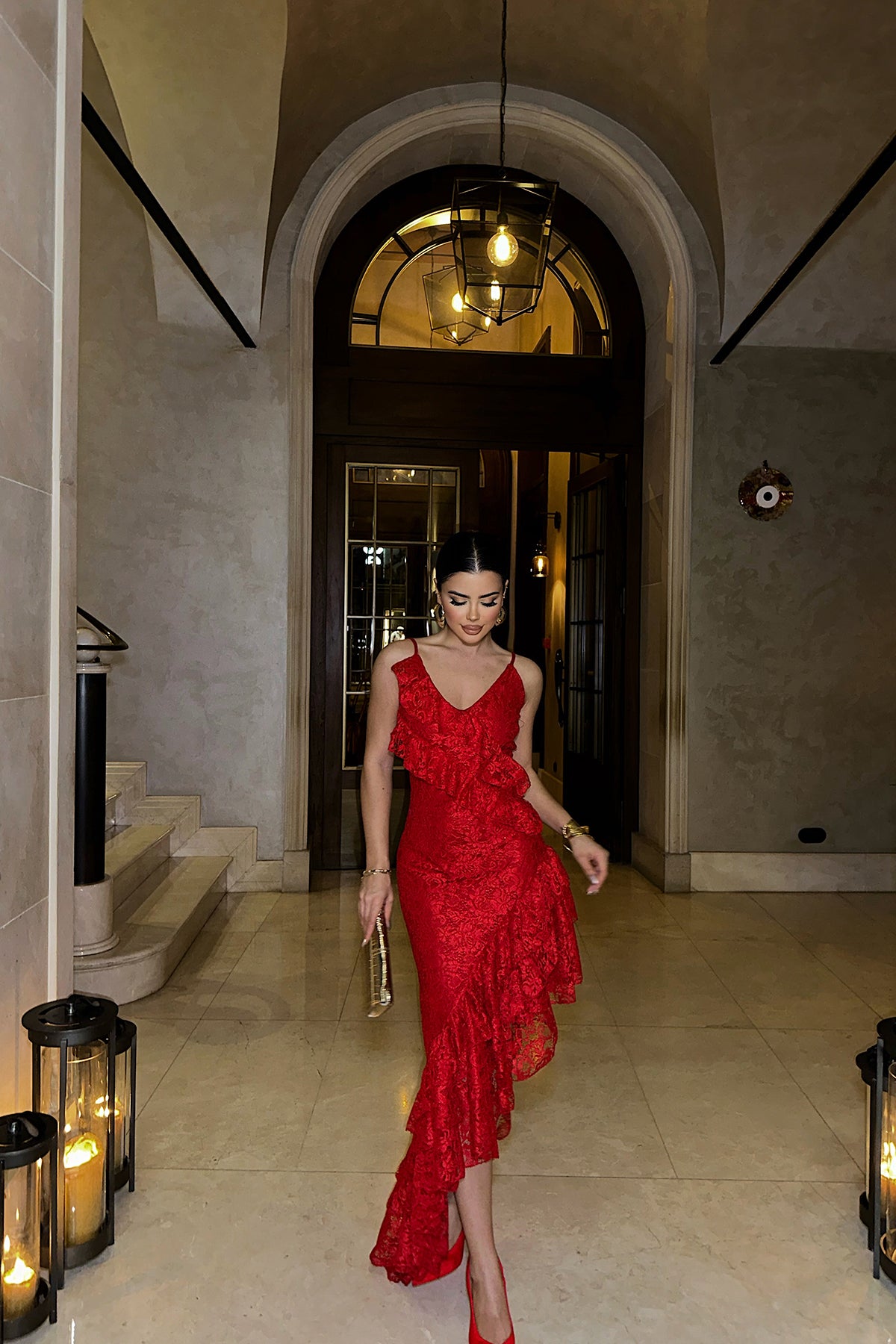 Juliana red dress