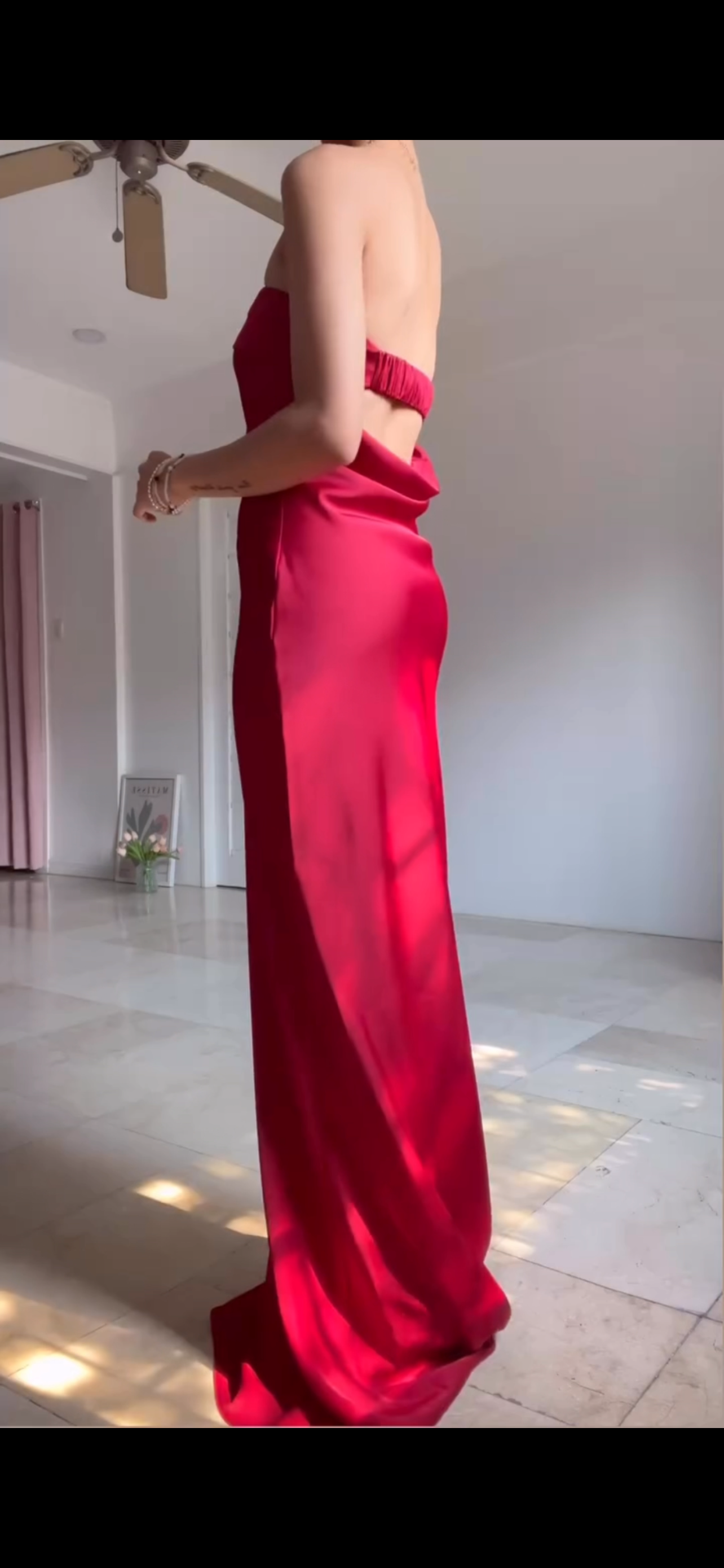 Allura dress in red