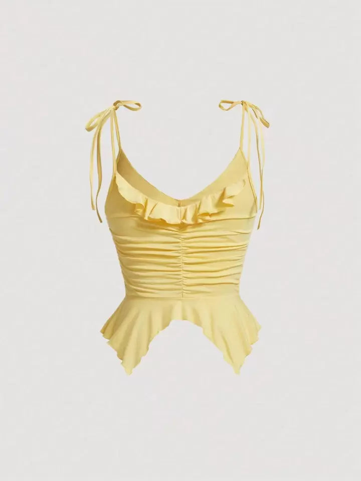Geneia ruffle top