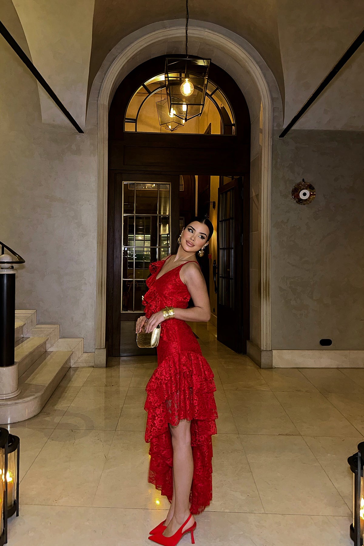 Juliana red dress