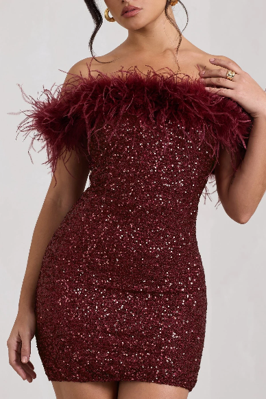 Cherry sequin dress (mini)