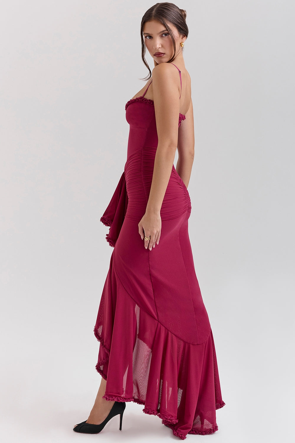 Amina ruffle dress