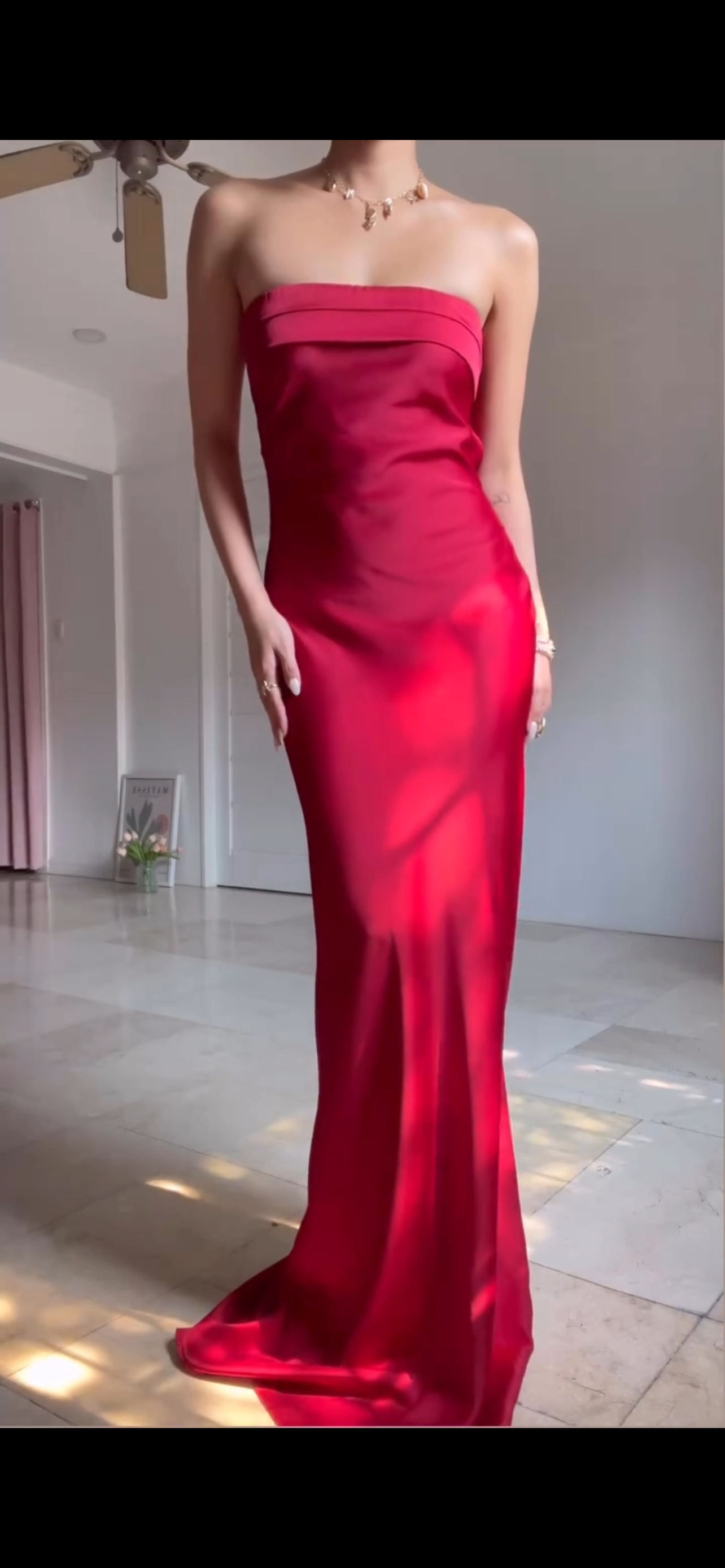 Allura dress in red