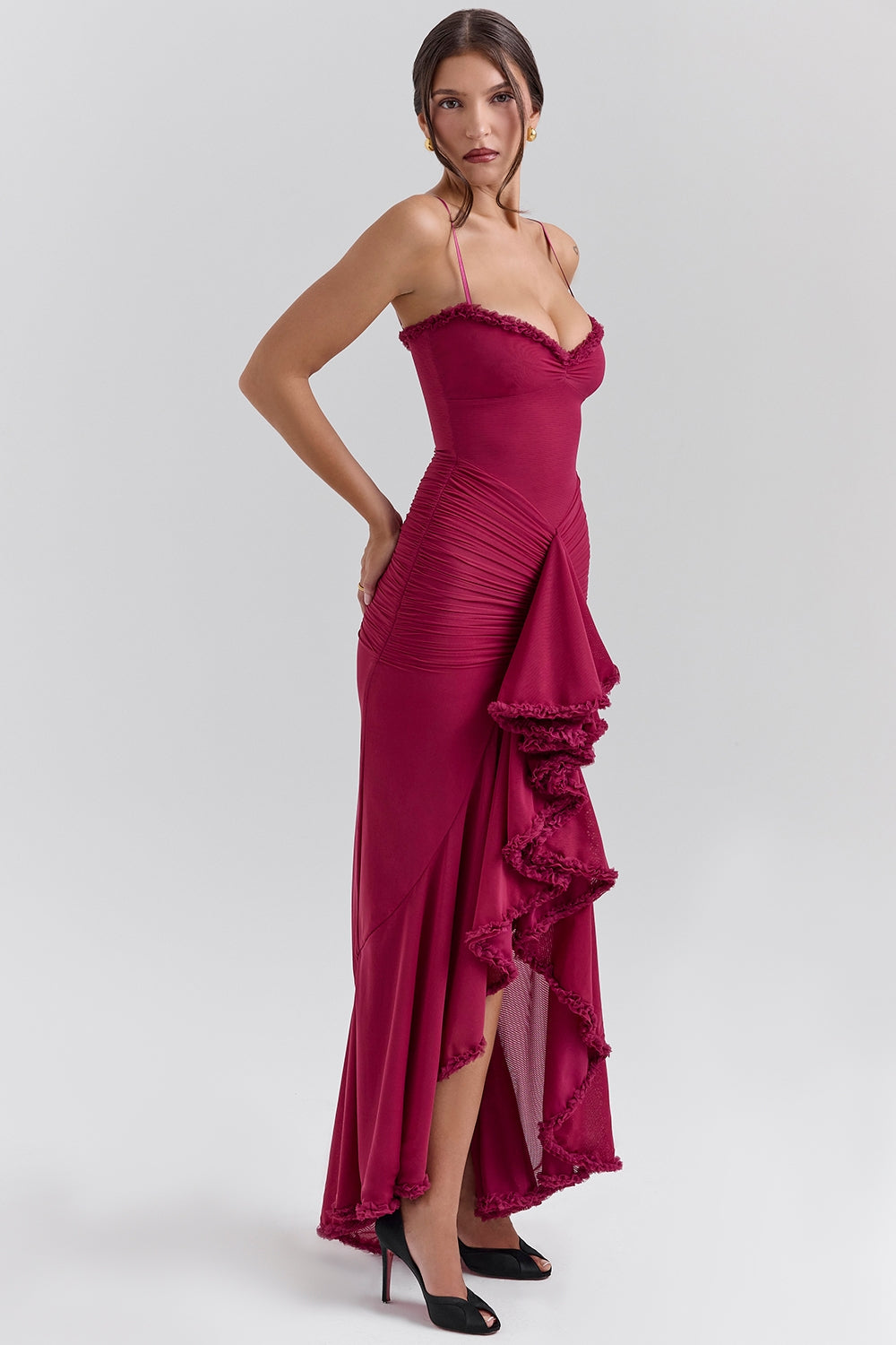 Amina ruffle dress