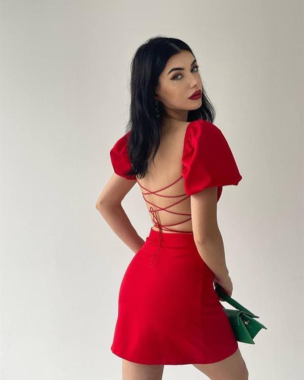 Red Backless Dress