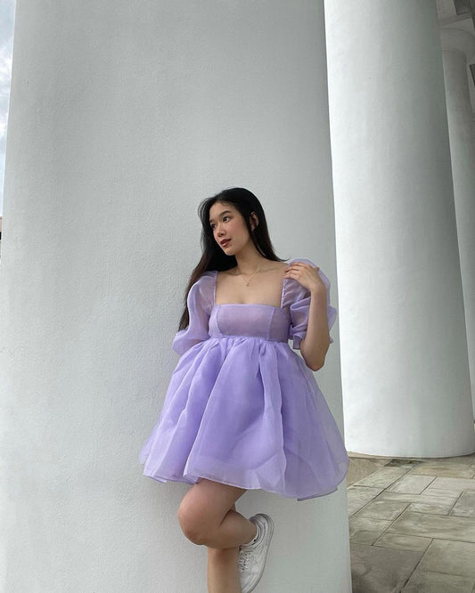 Lilac Organza Dress