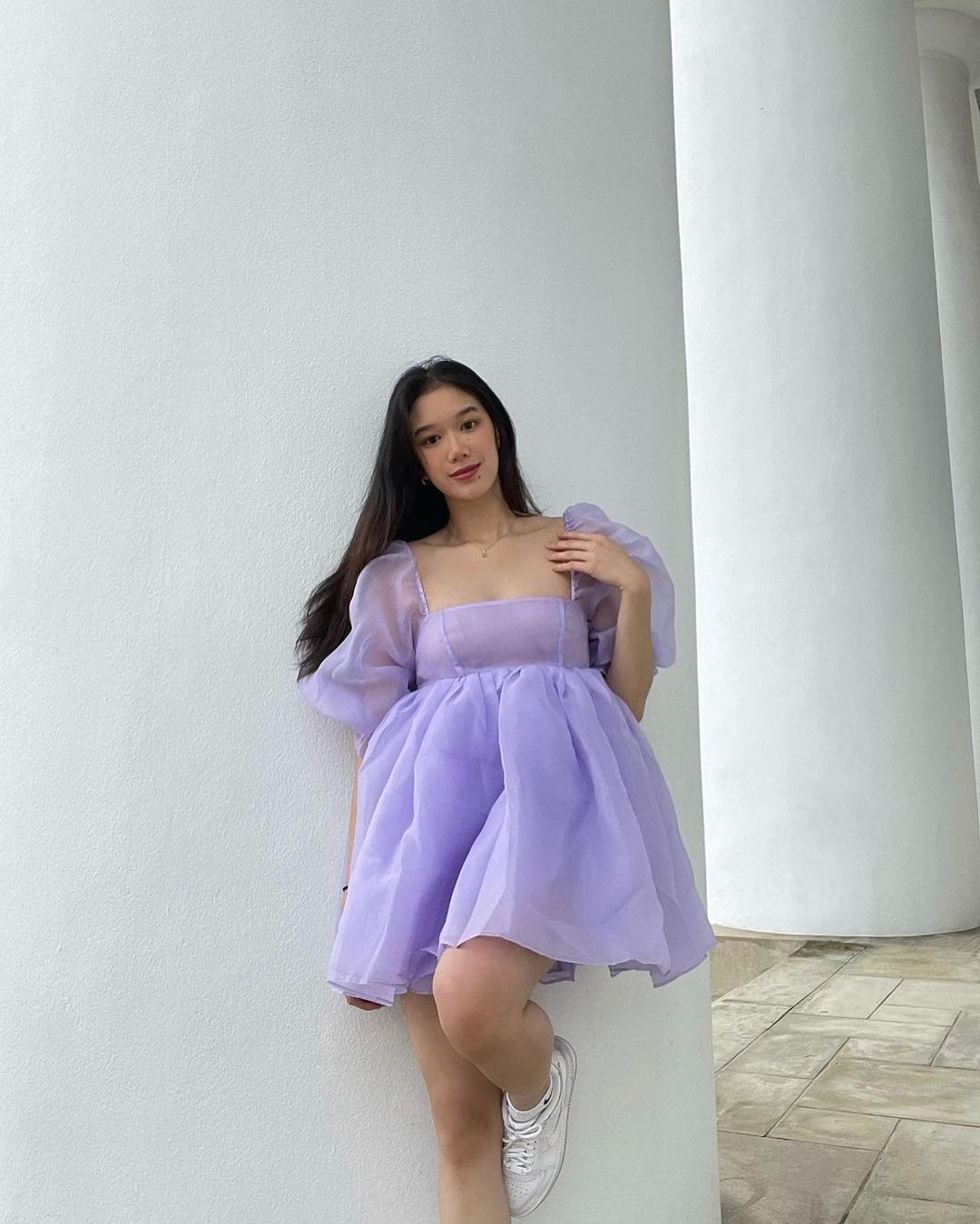 Lilac Organza Dress