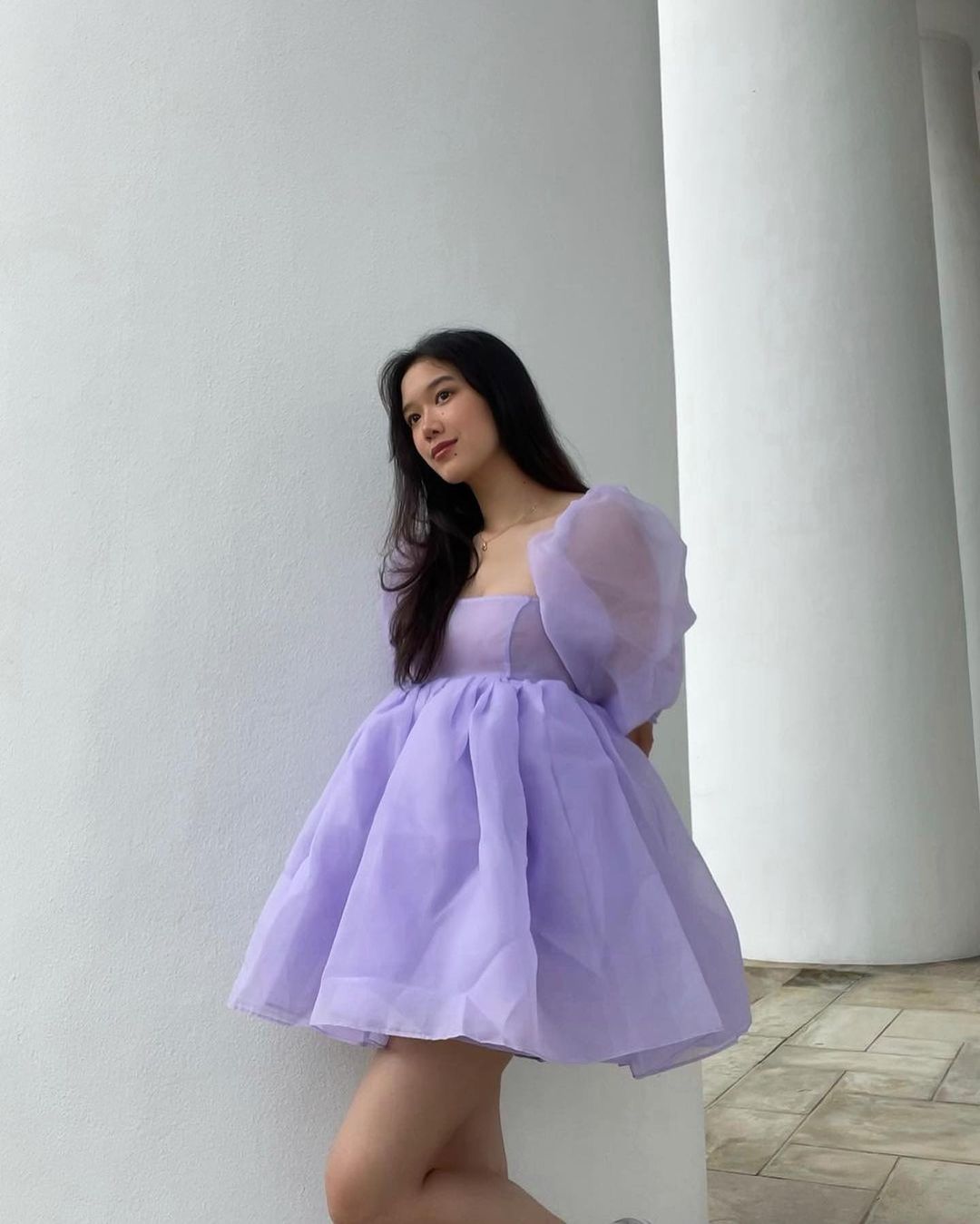 Lilac Organza Dress