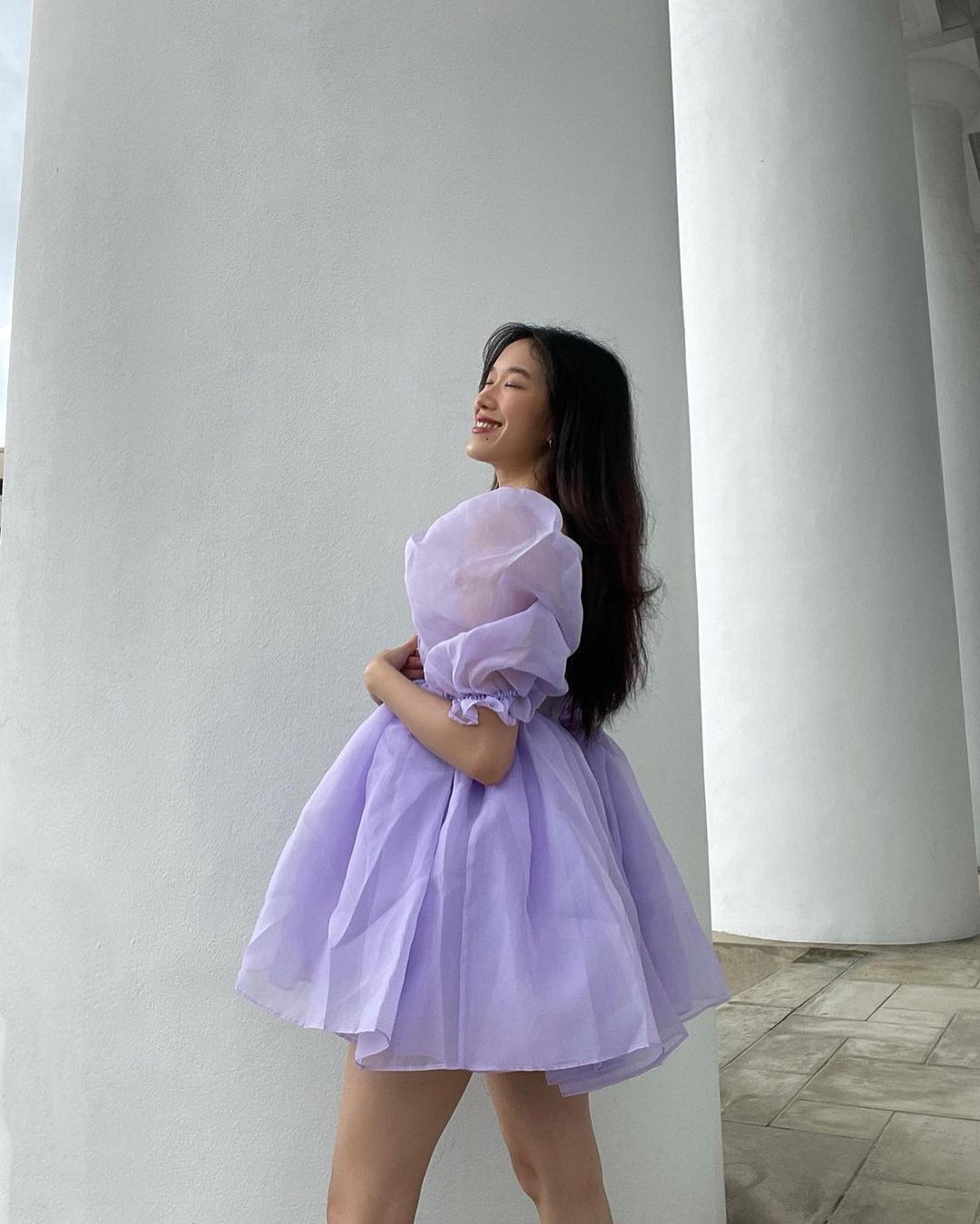 Lilac Organza Dress