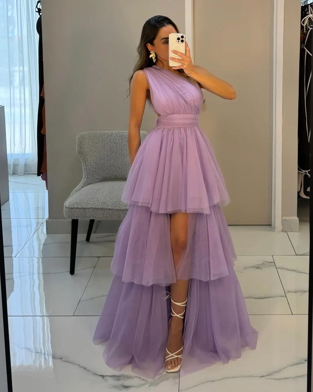 Era lilac dress