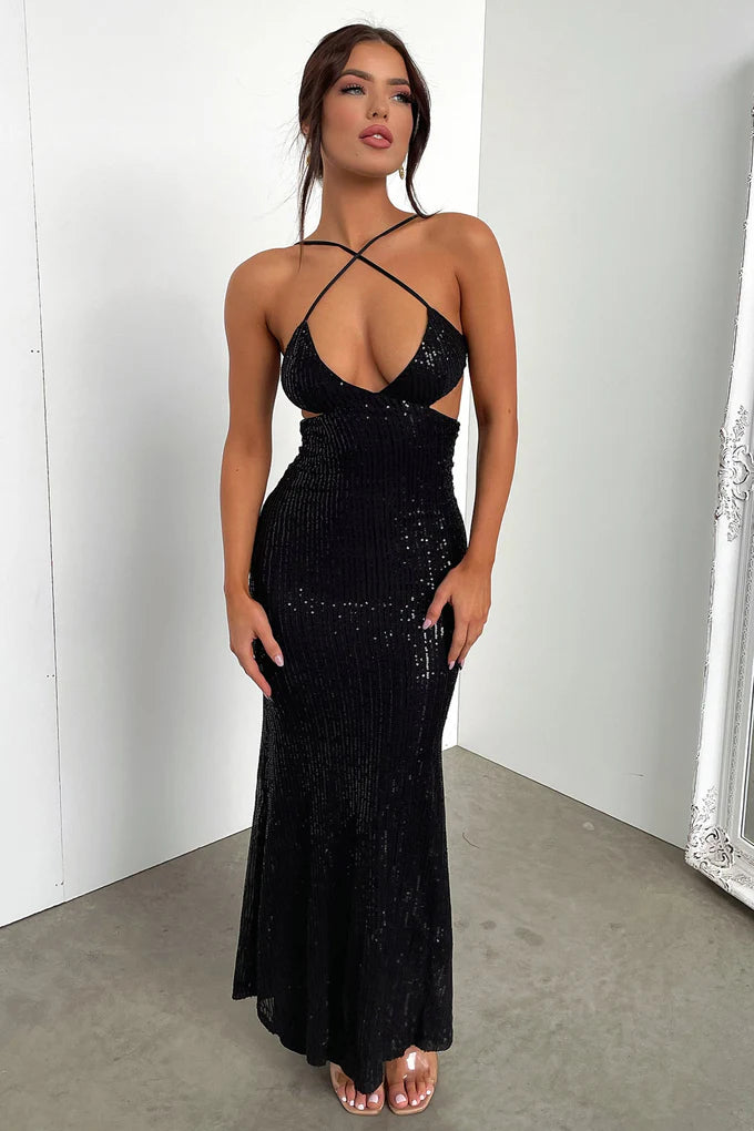 Maxi sequin dress