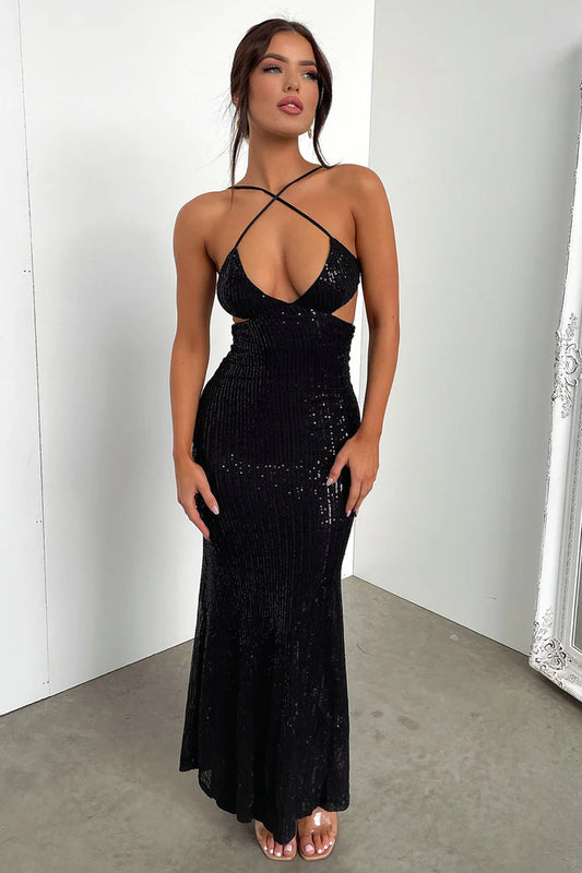 Maxi sequin dress