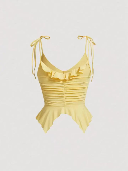 Geneia ruffle top