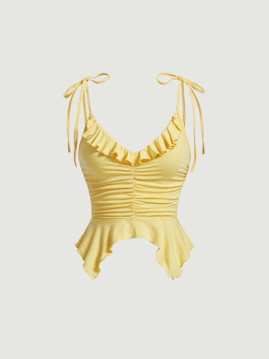 Geneia ruffle top