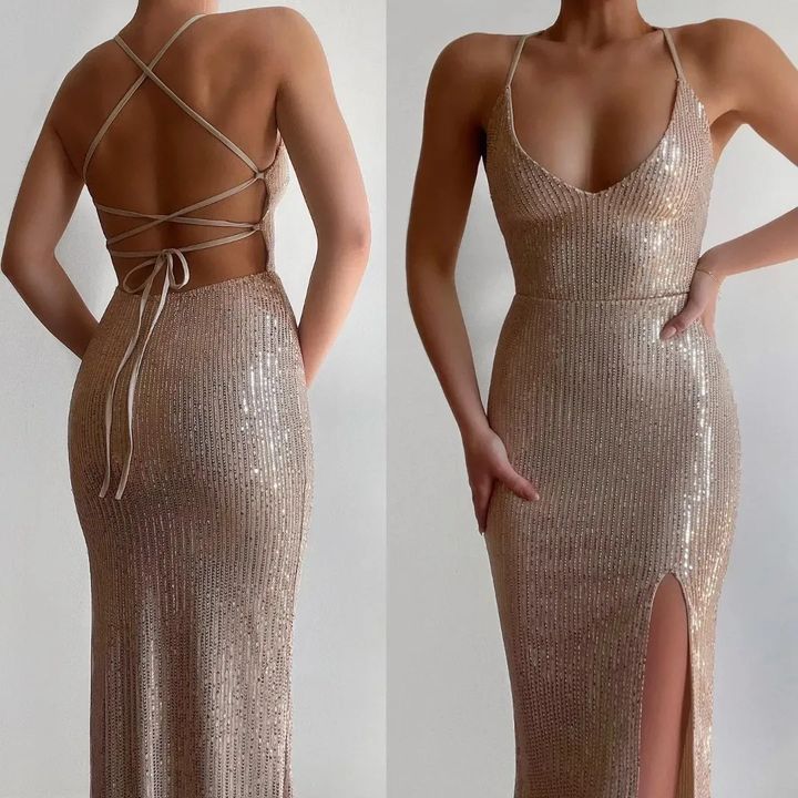 Zara sequin dress