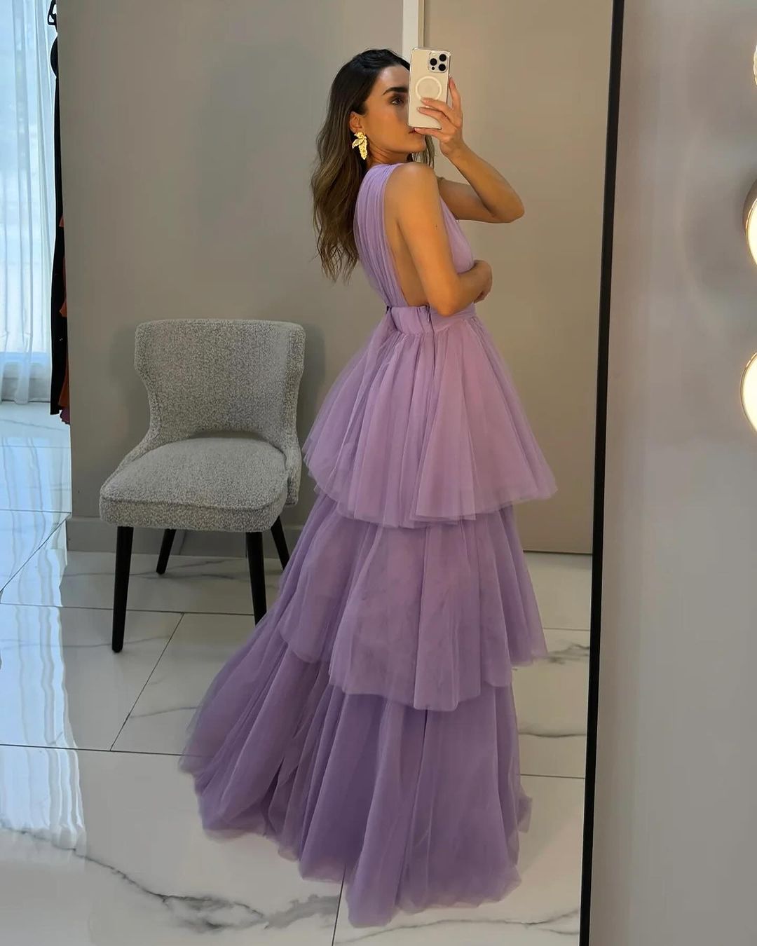 Era lilac dress